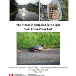 PCB Trends in Snapping Turtle Eggs from Lyons Creek East